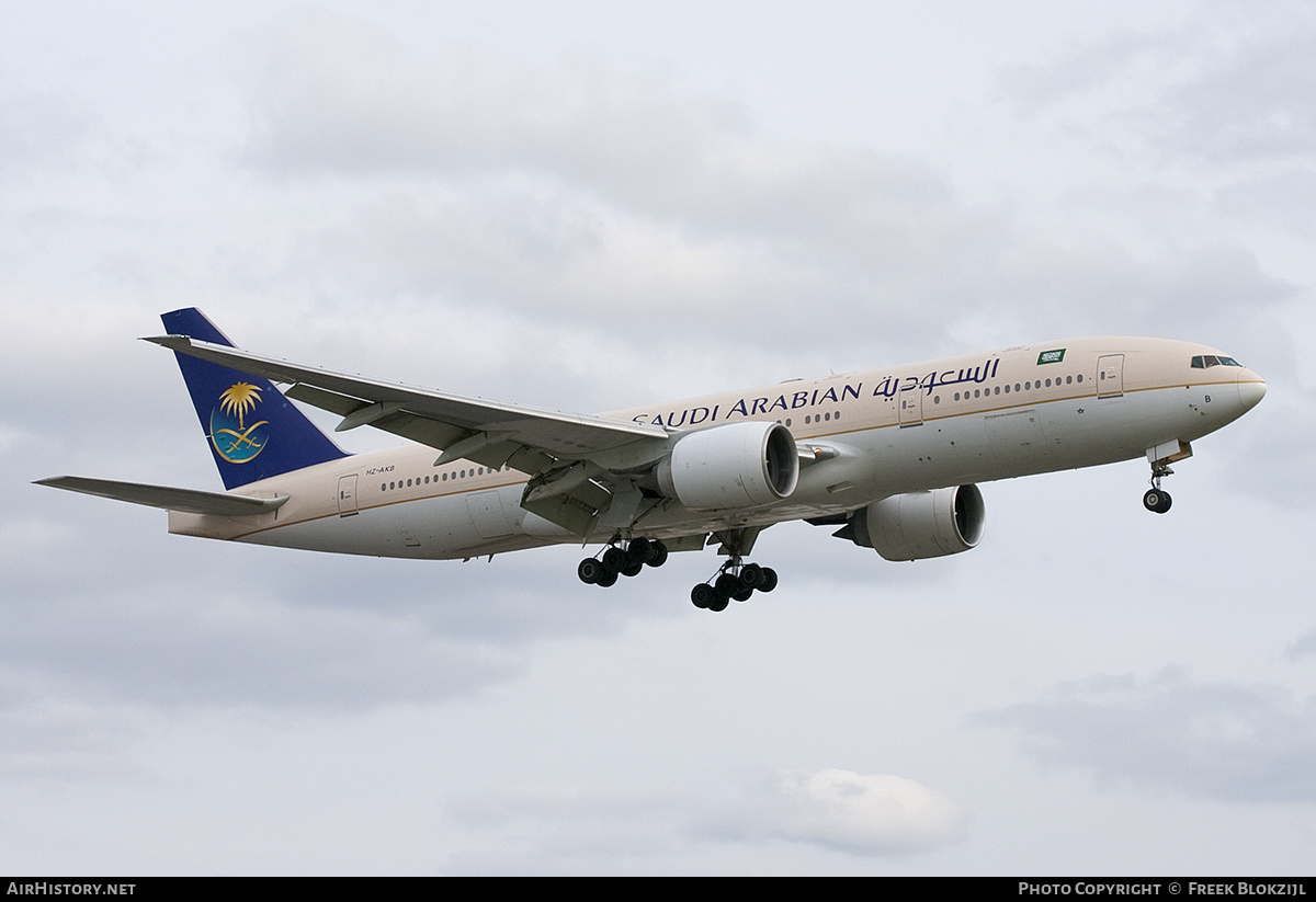 Aircraft Photo of HZ-AKB | Boeing 777-268/ER | Saudi Arabian Airlines | AirHistory.net #411870