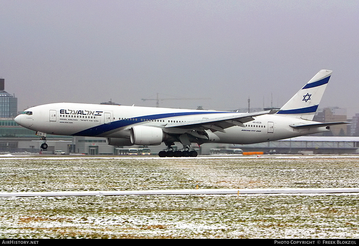 Aircraft Photo of 4X-ECD | Boeing 777-258/ER | El Al Israel Airlines | AirHistory.net #411876