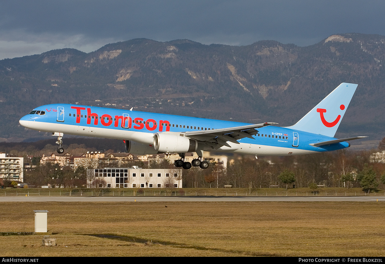 Aircraft Photo of G-CPEP | Boeing 757-2Y0 | Thomson Airways | AirHistory.net #411894