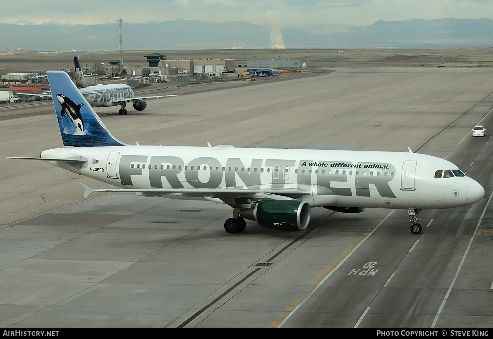 Aircraft Photo of N205FR | Airbus A320-214 | Frontier Airlines | AirHistory.net #411980