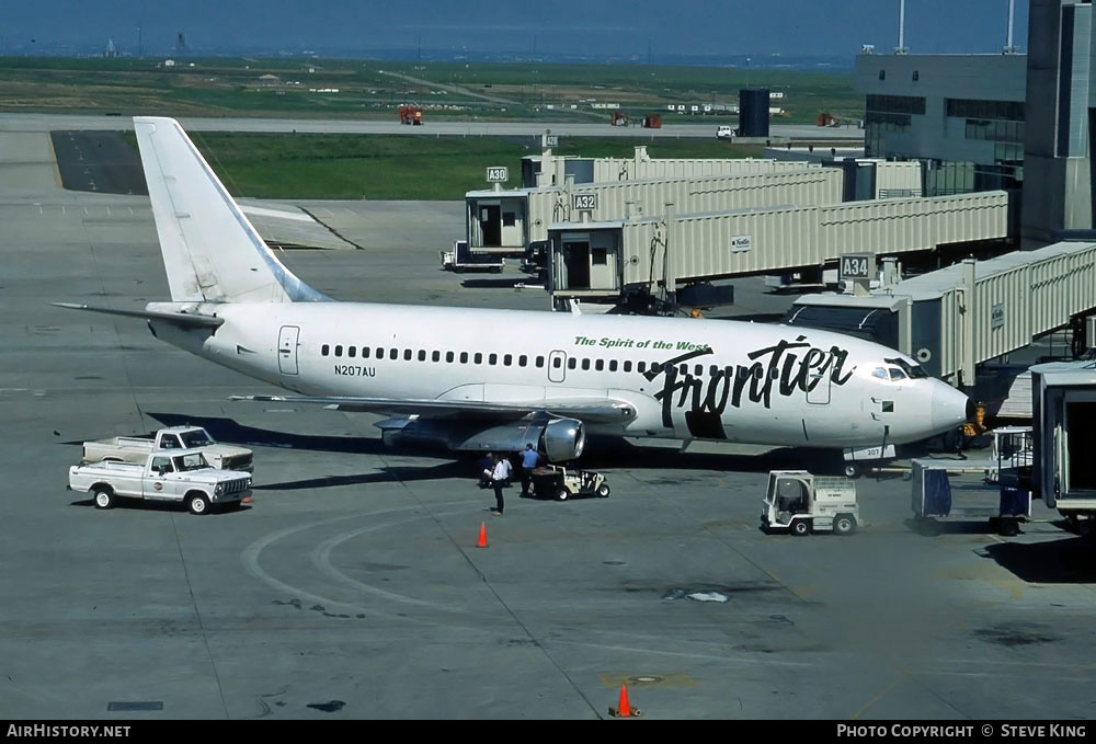 Aircraft Photo of N207AU | Boeing 737-201 | Frontier Airlines | AirHistory.net #411993