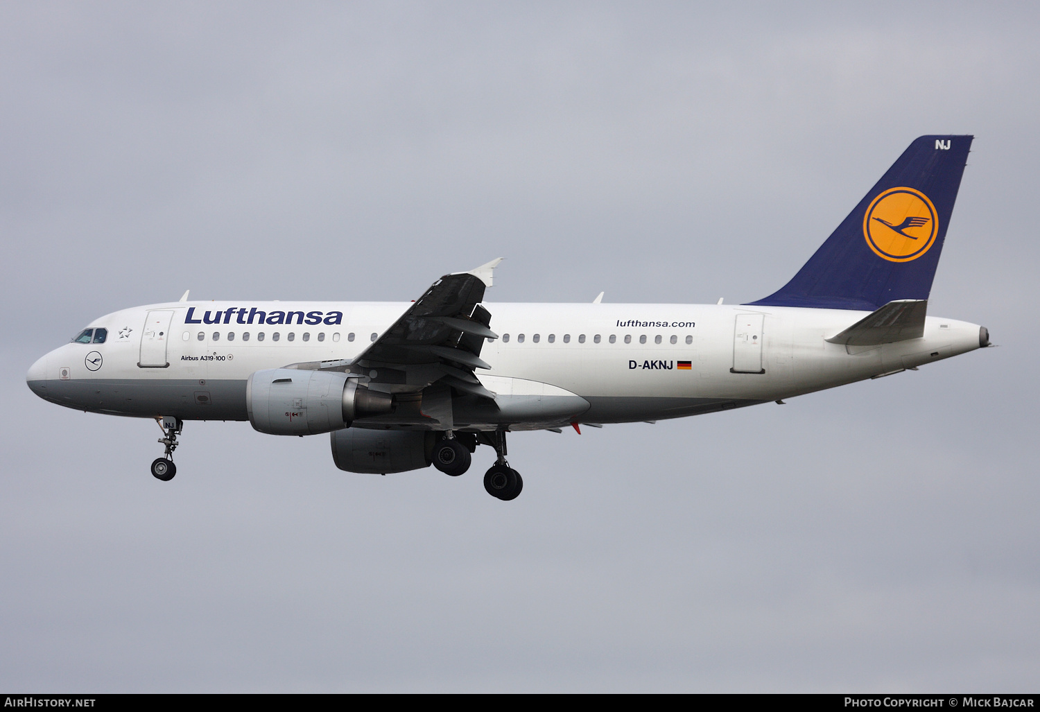 Aircraft Photo of D-AKNJ | Airbus A319-112 | Lufthansa | AirHistory.net #411997