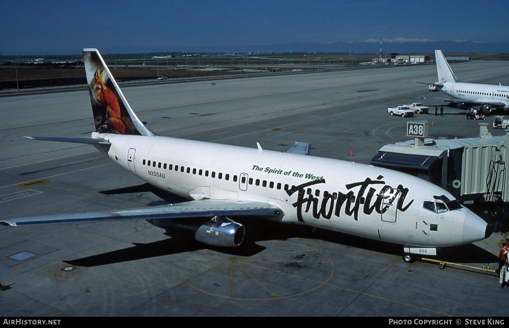 Aircraft Photo of N205AU | Boeing 737-201 | Frontier Airlines | AirHistory.net #412007