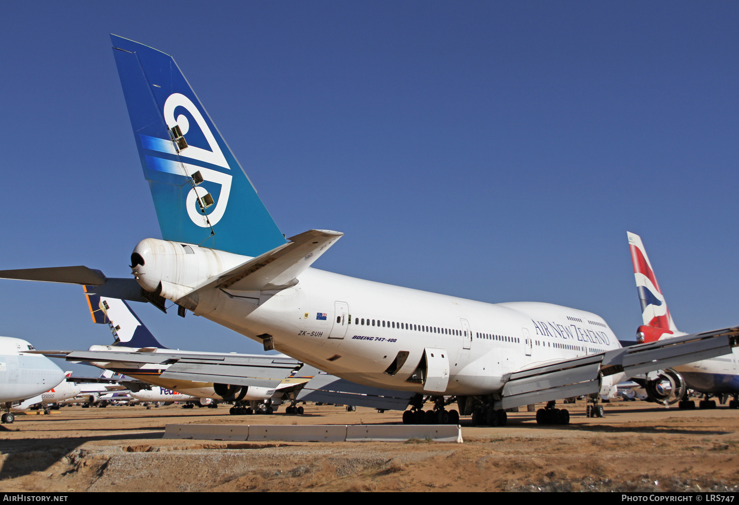 Aircraft Photo of ZK-SUH | Boeing 747-475 | Air New Zealand | AirHistory.net #412012