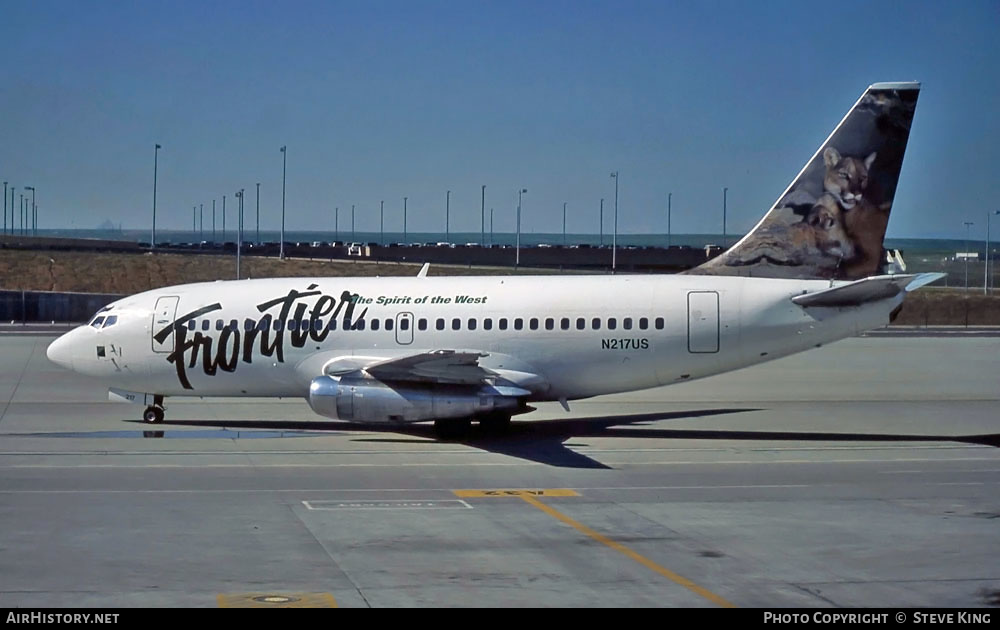 Aircraft Photo of N217US | Boeing 737-201 | Frontier Airlines | AirHistory.net #412018