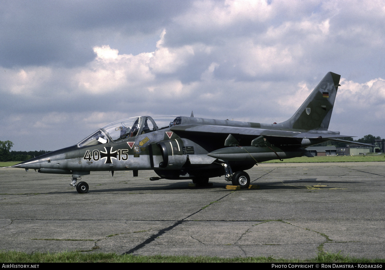 Aircraft Photo of 4015 | Dassault-Dornier Alpha Jet A | Germany - Air Force | AirHistory.net #412023