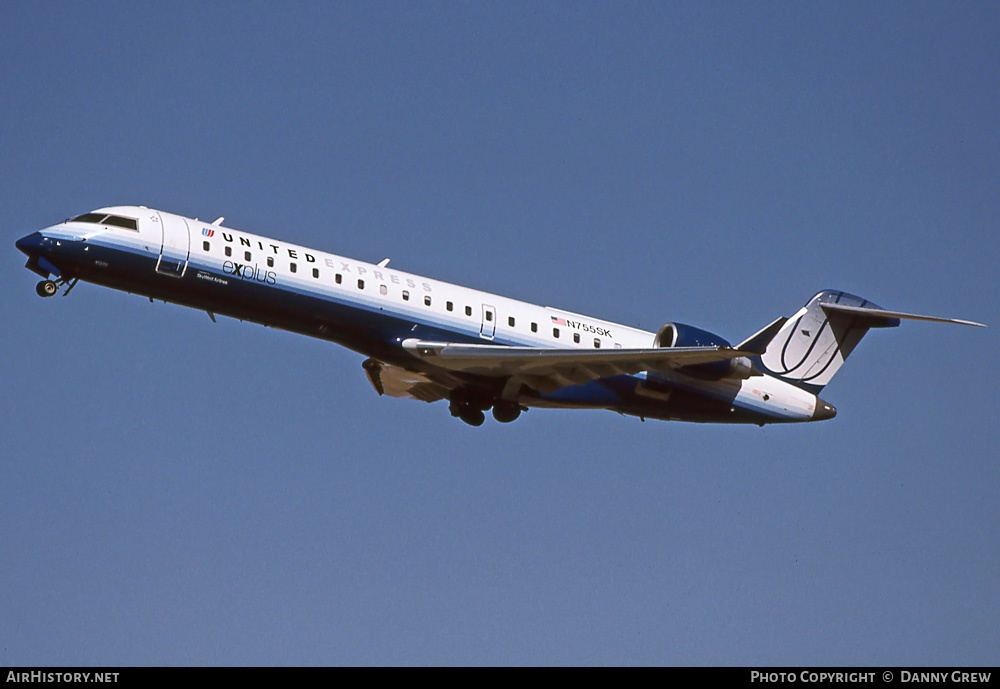 Aircraft Photo of N755SK | Bombardier CRJ-700 (CL-600-2C10) | United Express | AirHistory.net #412028