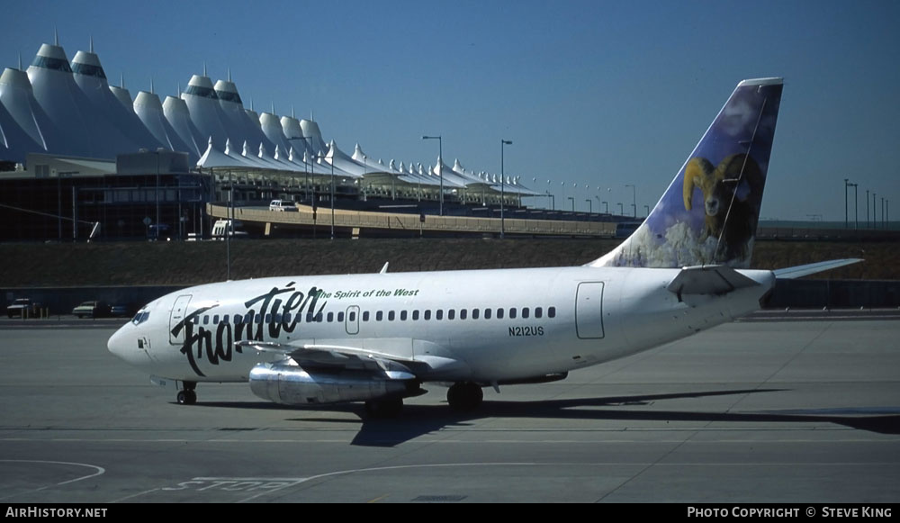 Aircraft Photo of N212US | Boeing 737-201 | Frontier Airlines | AirHistory.net #412042