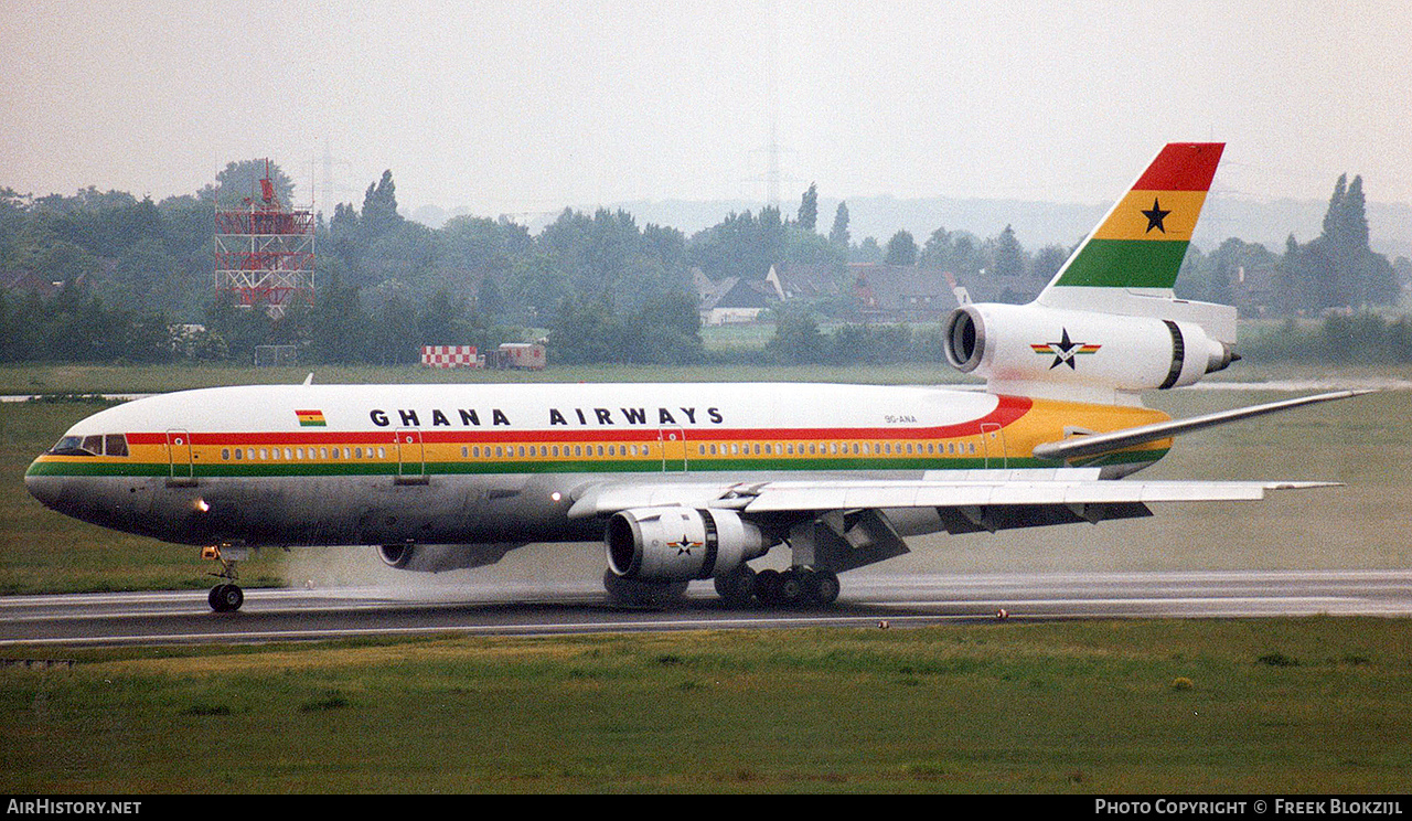 Aircraft Photo of 9G-ANA | McDonnell Douglas DC-10-30 | Ghana Airways | AirHistory.net #412080