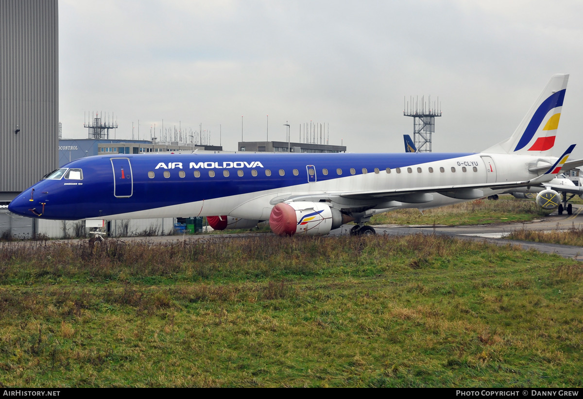 Aircraft Photo of G-CLYU | Embraer 190LR (ERJ-190-100LR) | Air Moldova | AirHistory.net #412090