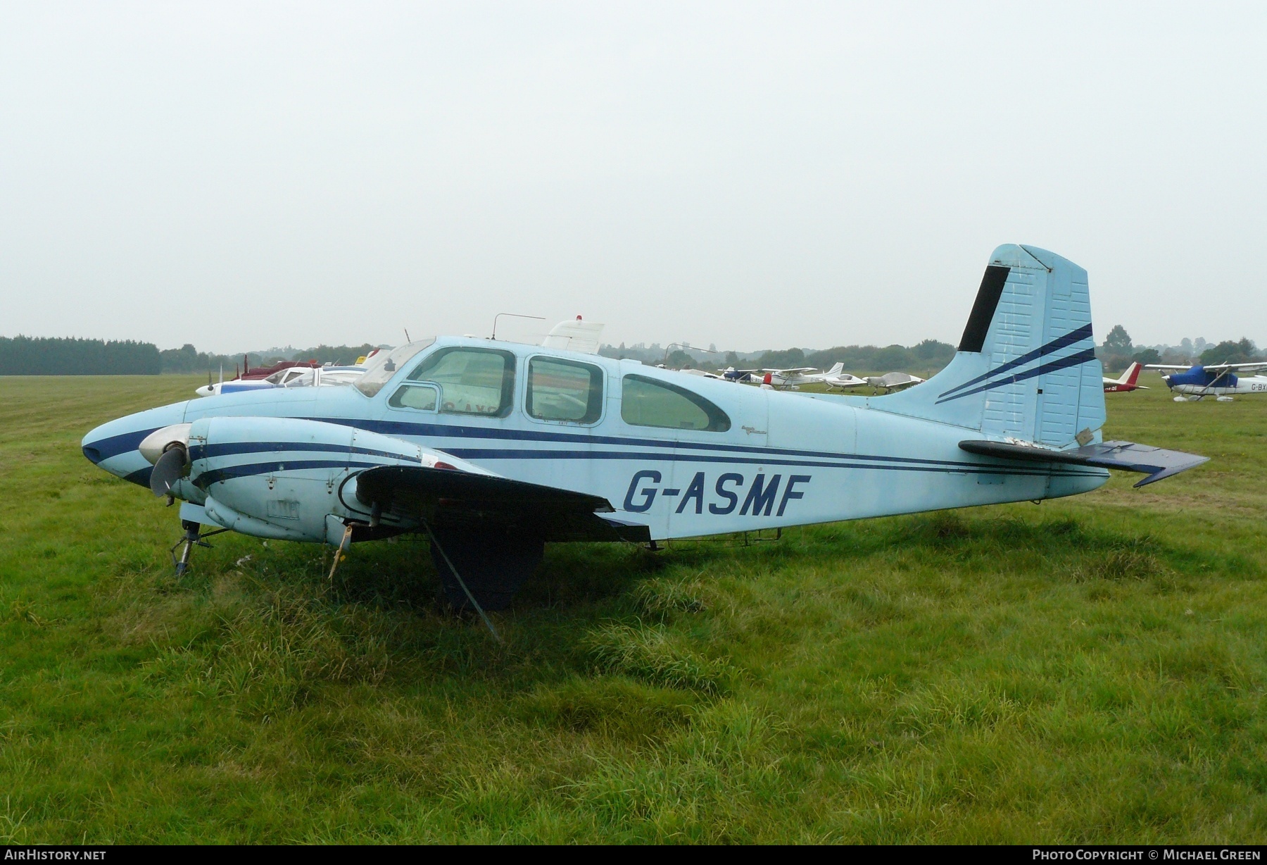 Aircraft Photo of G-ASMF | Beech D95A Travel Air | AirHistory.net #412105