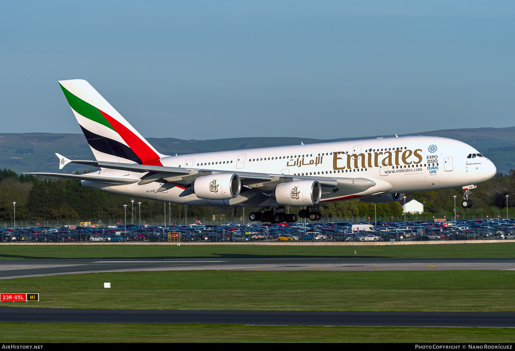 Aircraft Photo of A6-EOP | Airbus A380-861 | Emirates | AirHistory.net #412112