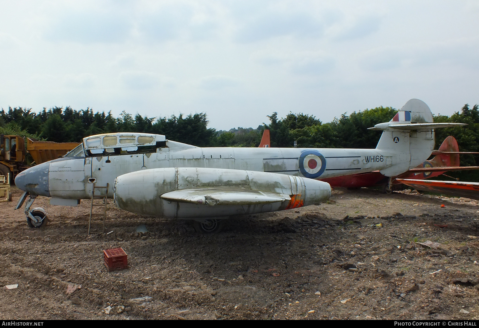 Aircraft Photo of WH166 | Gloster Meteor T7 | UK - Air Force | AirHistory.net #412118