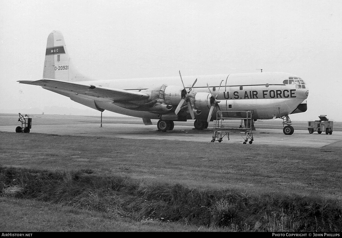 Aircraft Photo of 52-921 / 0-20921 | Boeing C-97G Stratofreighter | USA - Air Force | AirHistory.net #412142