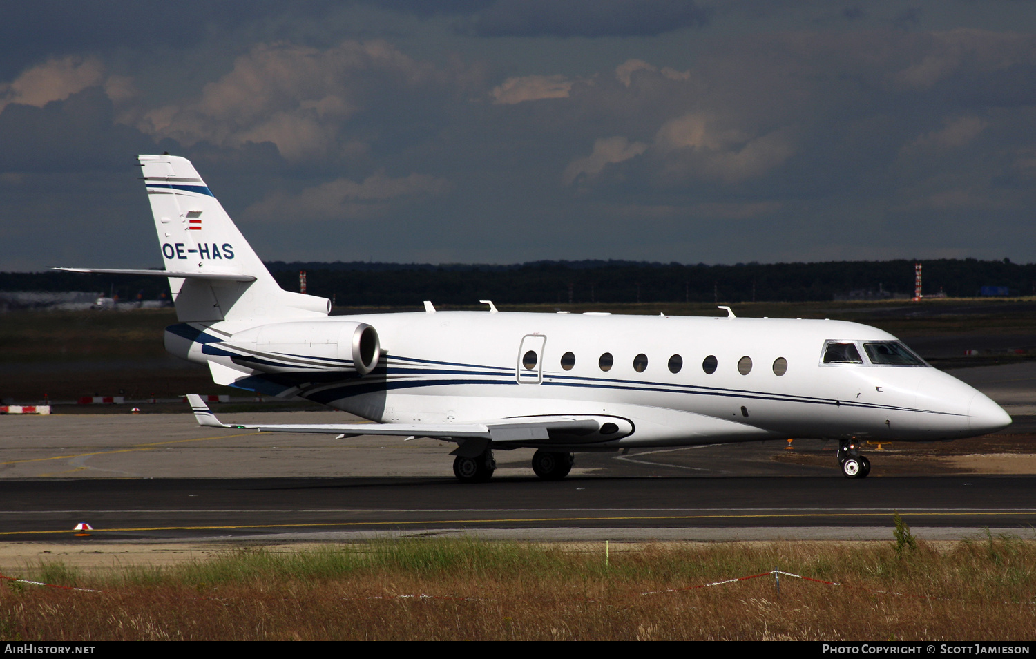 Aircraft Photo of OE-HAS | Israel Aircraft Industries Gulfstream G200 | AirHistory.net #412156