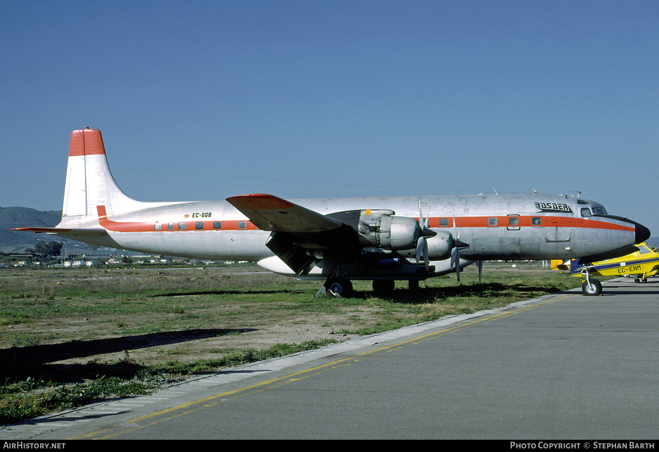 Aircraft Photo of EC-GGB | Douglas DC-7C/AT | Basaer - Baquero Servicios Aéreos | AirHistory.net #412158