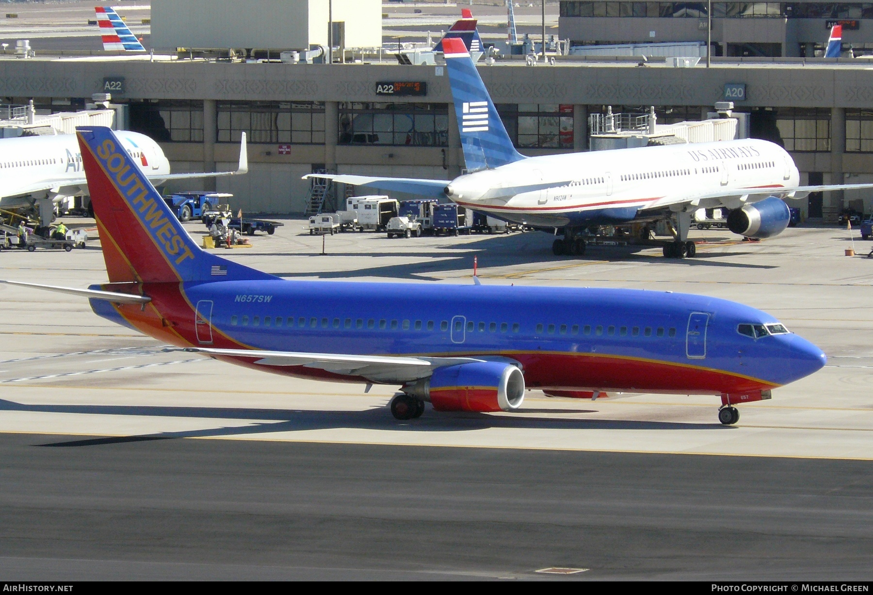 Aircraft Photo of N657SW | Boeing 737-3L9 | Southwest Airlines | AirHistory.net #412165