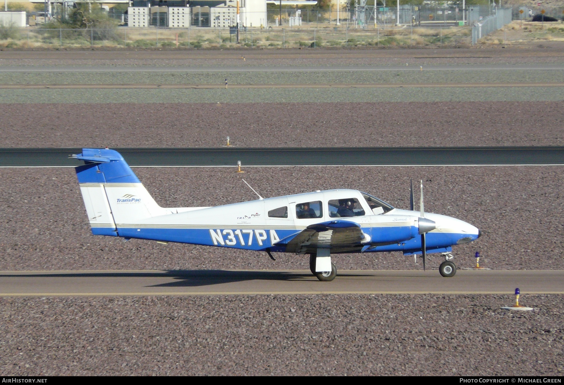 Aircraft Photo of N317PA | Piper PA-44-180 Seminole | TransPac Aviation Academy | AirHistory.net #412169
