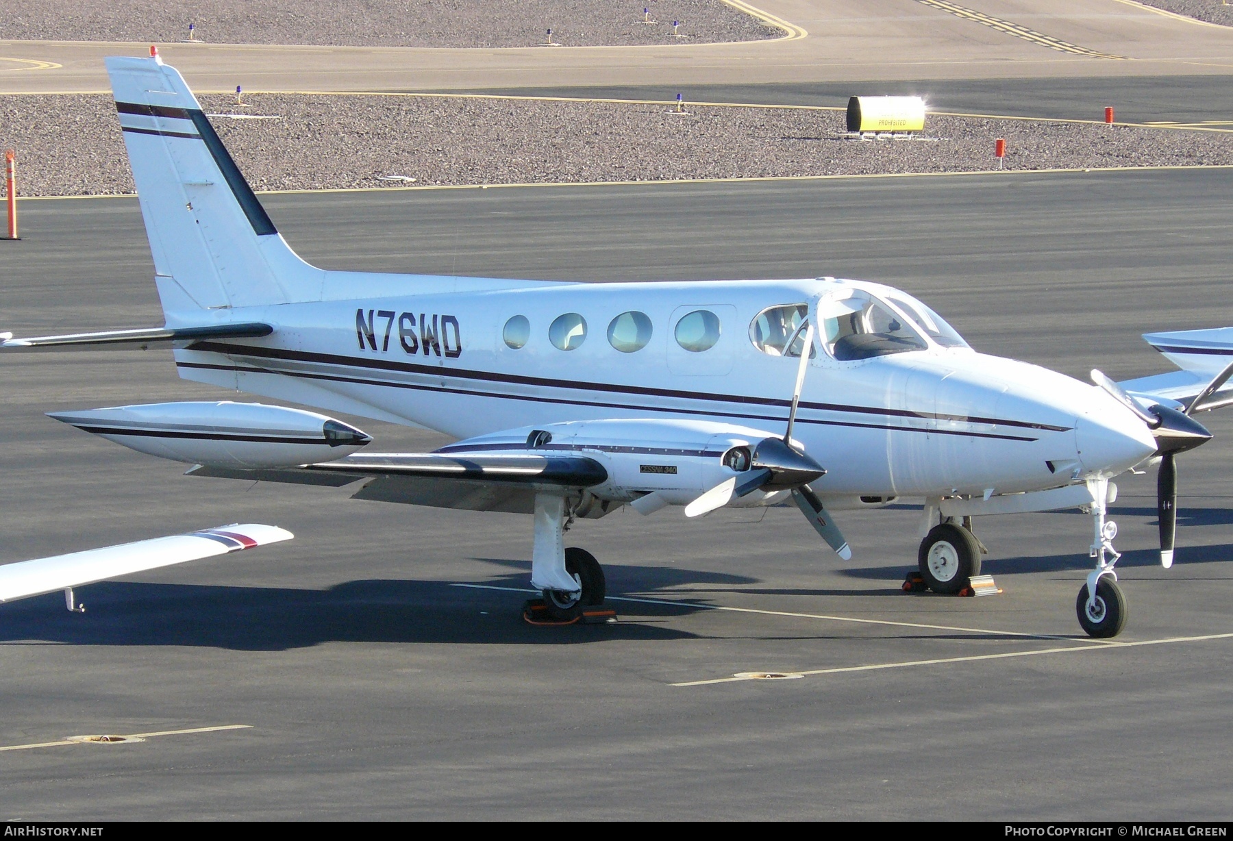 Aircraft Photo of N76WD | Cessna 340A | AirHistory.net #412171