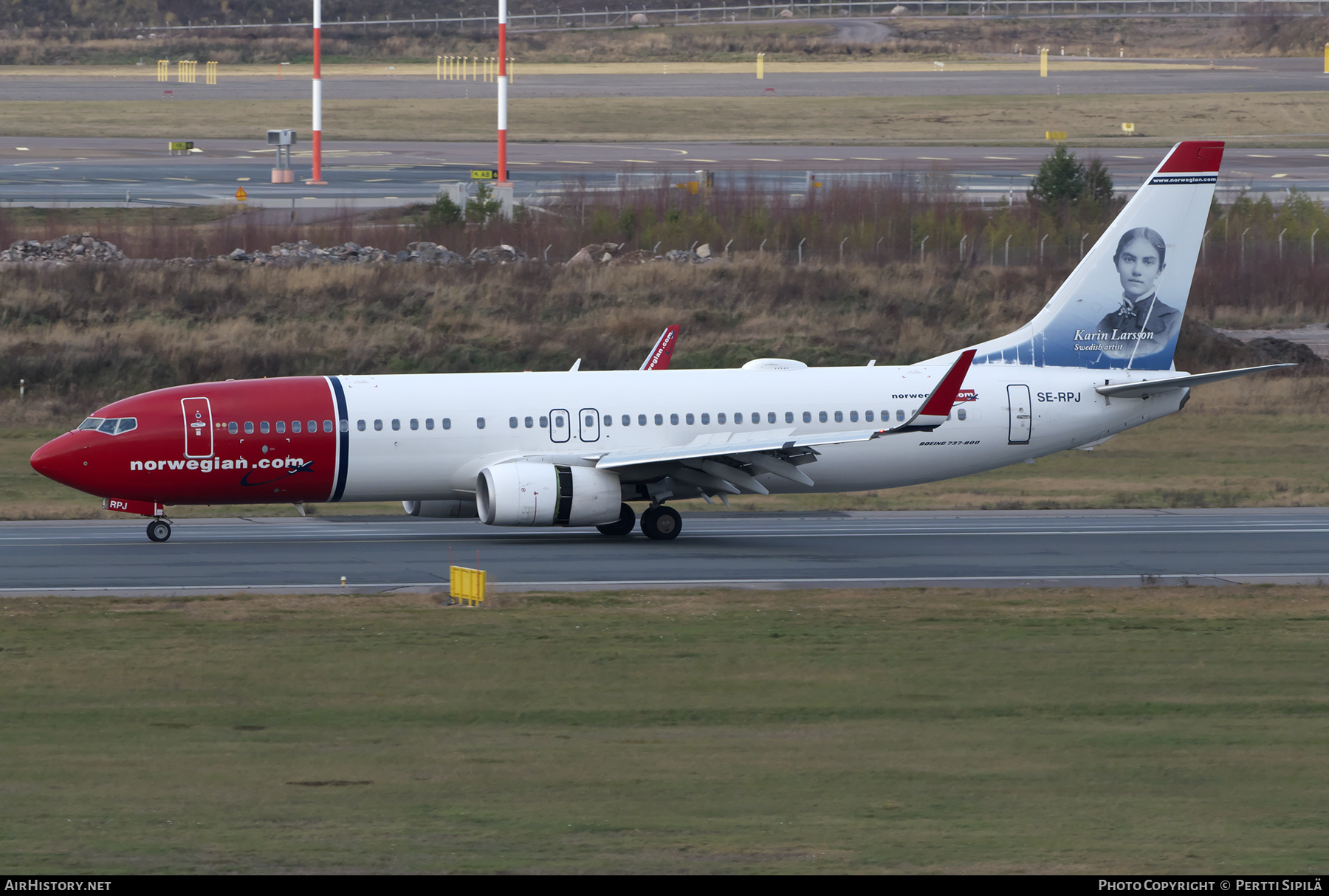 Aircraft Photo of SE-RPJ | Boeing 737-8JP | Norwegian | AirHistory.net #412176