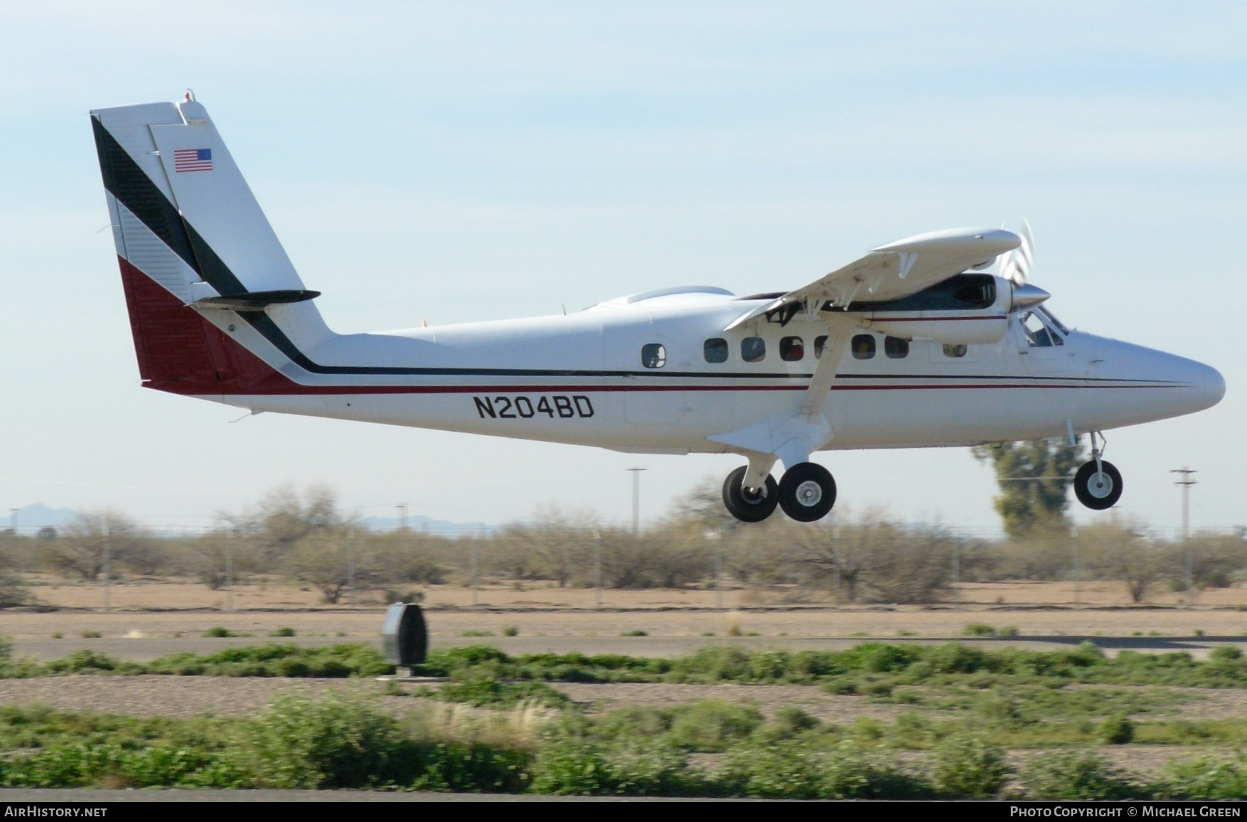 Aircraft Photo of N204BD | De Havilland Canada DHC-6-200 Twin Otter | Skydive Arizona | AirHistory.net #412186