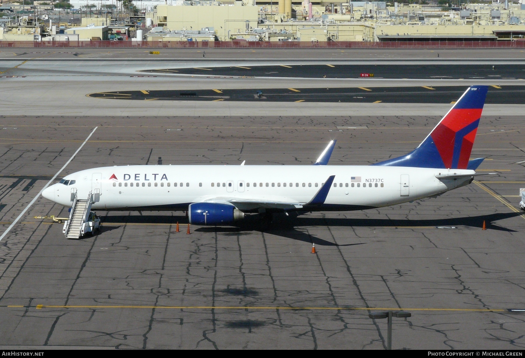 Aircraft Photo of N3737C | Boeing 737-832 | Delta Air Lines | AirHistory.net #412198