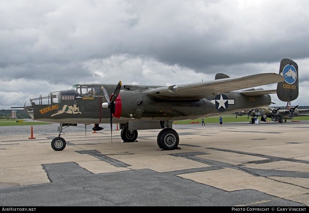 Aircraft Photo of N3476G / 130669 | North American B-25J Mitchell | USA - Air Force | AirHistory.net #412207