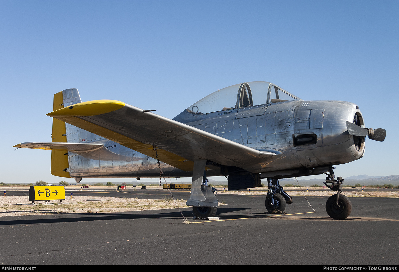 Aircraft Photo of N1920G | North American T-28A Trojan | AirHistory.net #412213