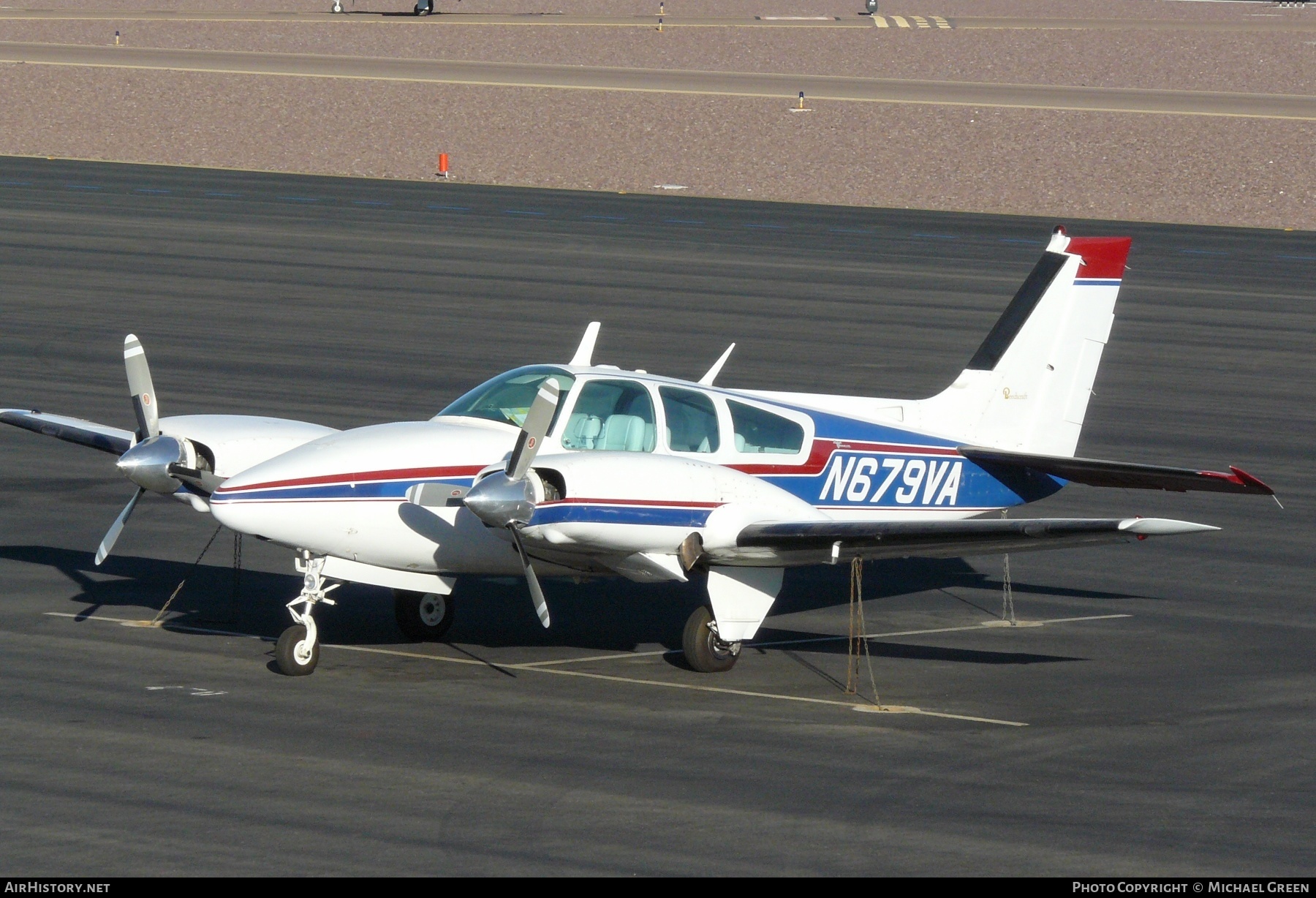 Aircraft Photo of N679VA | Beech 56TC Baron | AirHistory.net #412215