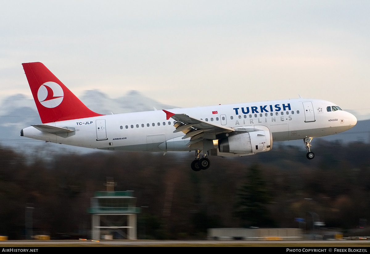 Aircraft Photo of TC-JLP | Airbus A319-132 | Turkish Airlines | AirHistory.net #412225