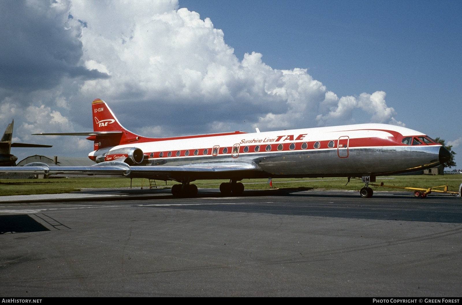 Aircraft Photo of EC-CUM | Sud SE-210 Caravelle 10B3 Super B | TAE - Trabajos Aéreos y Enlaces | AirHistory.net #412237