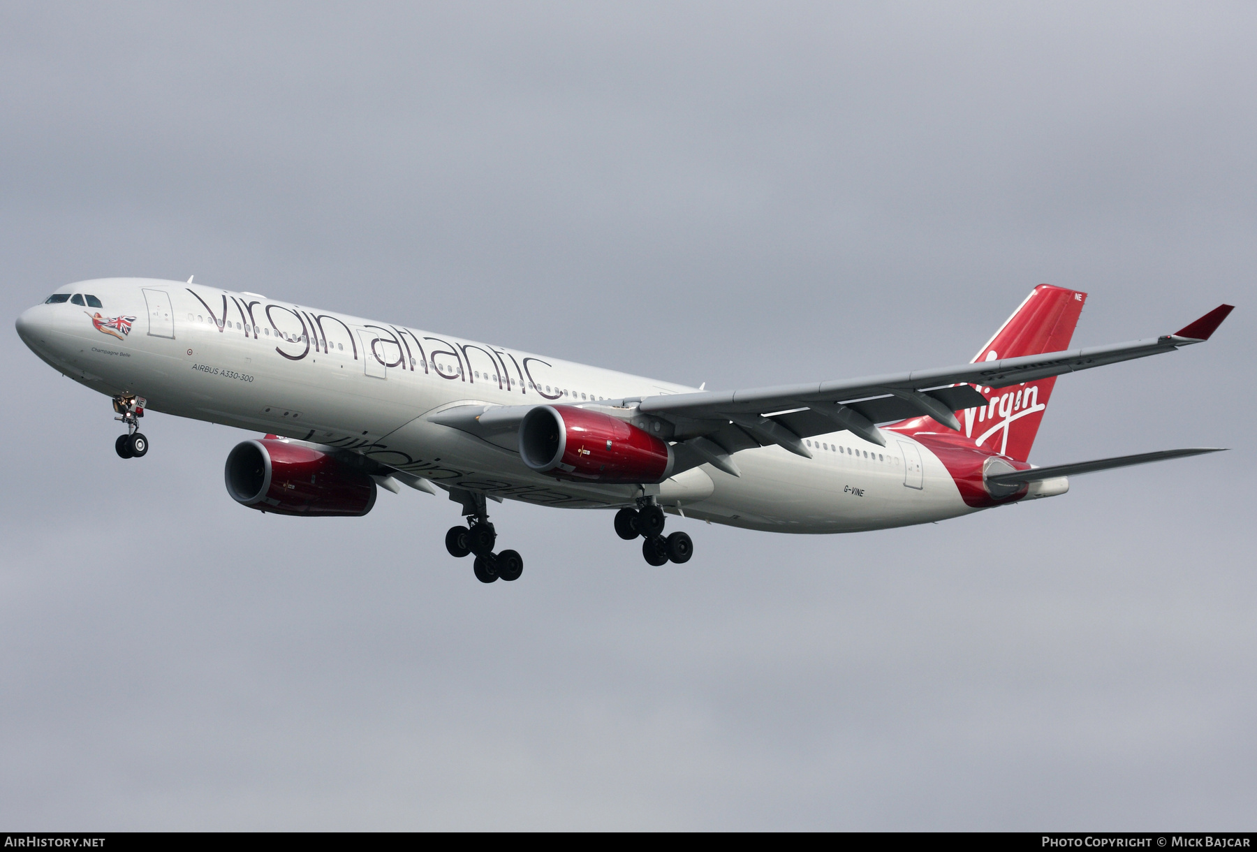 Aircraft Photo of G-VINE | Airbus A330-343 | Virgin Atlantic Airways | AirHistory.net #412249