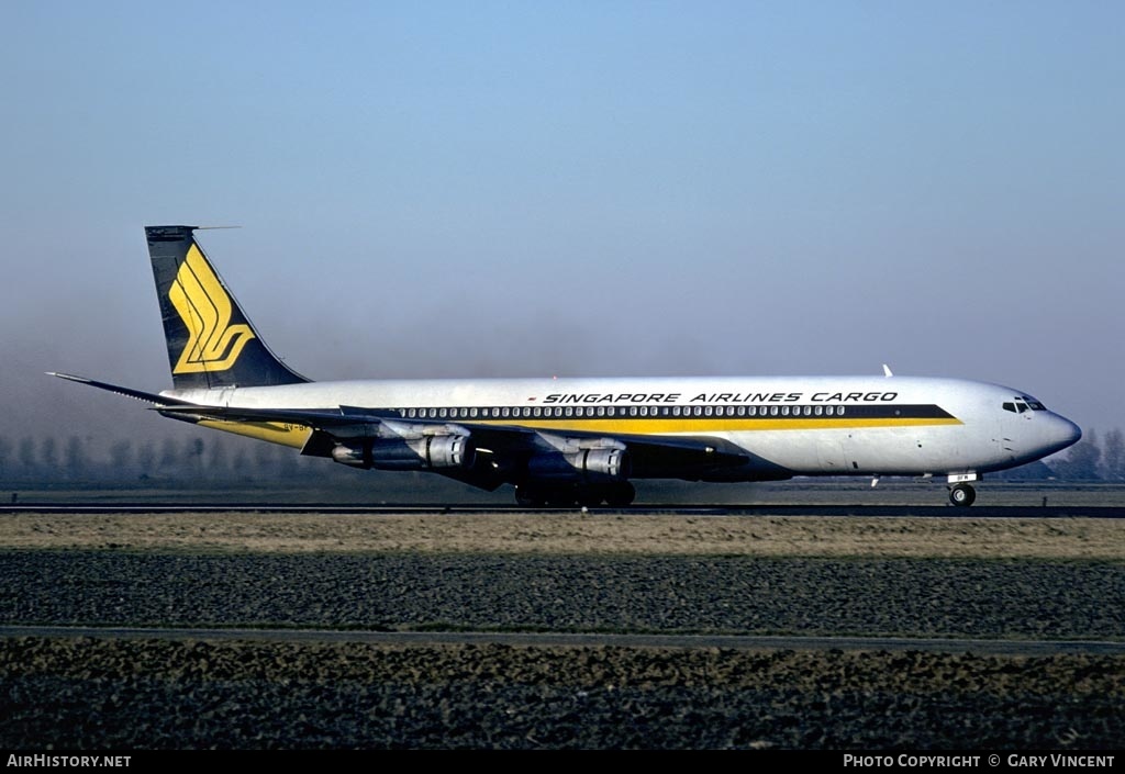 Aircraft Photo of 9V-BFW | Boeing 707-338C | Singapore Airlines Cargo | AirHistory.net #412273