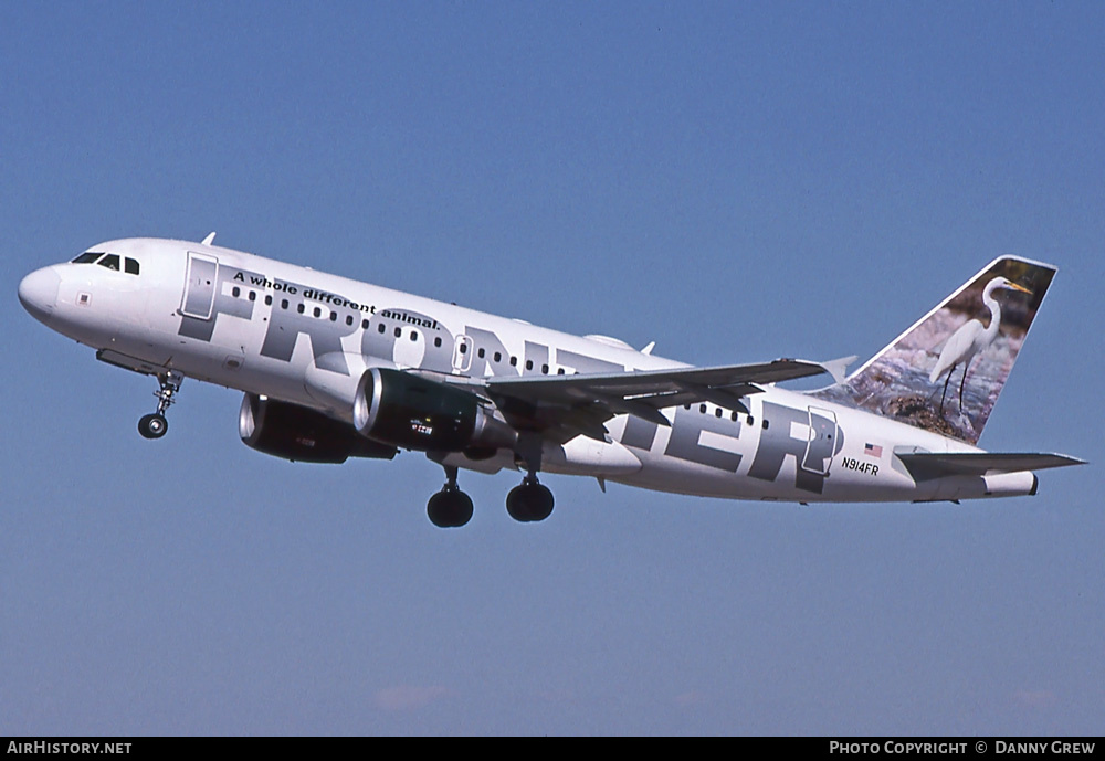 Aircraft Photo of N914FR | Airbus A319-111 | Frontier Airlines | AirHistory.net #412279