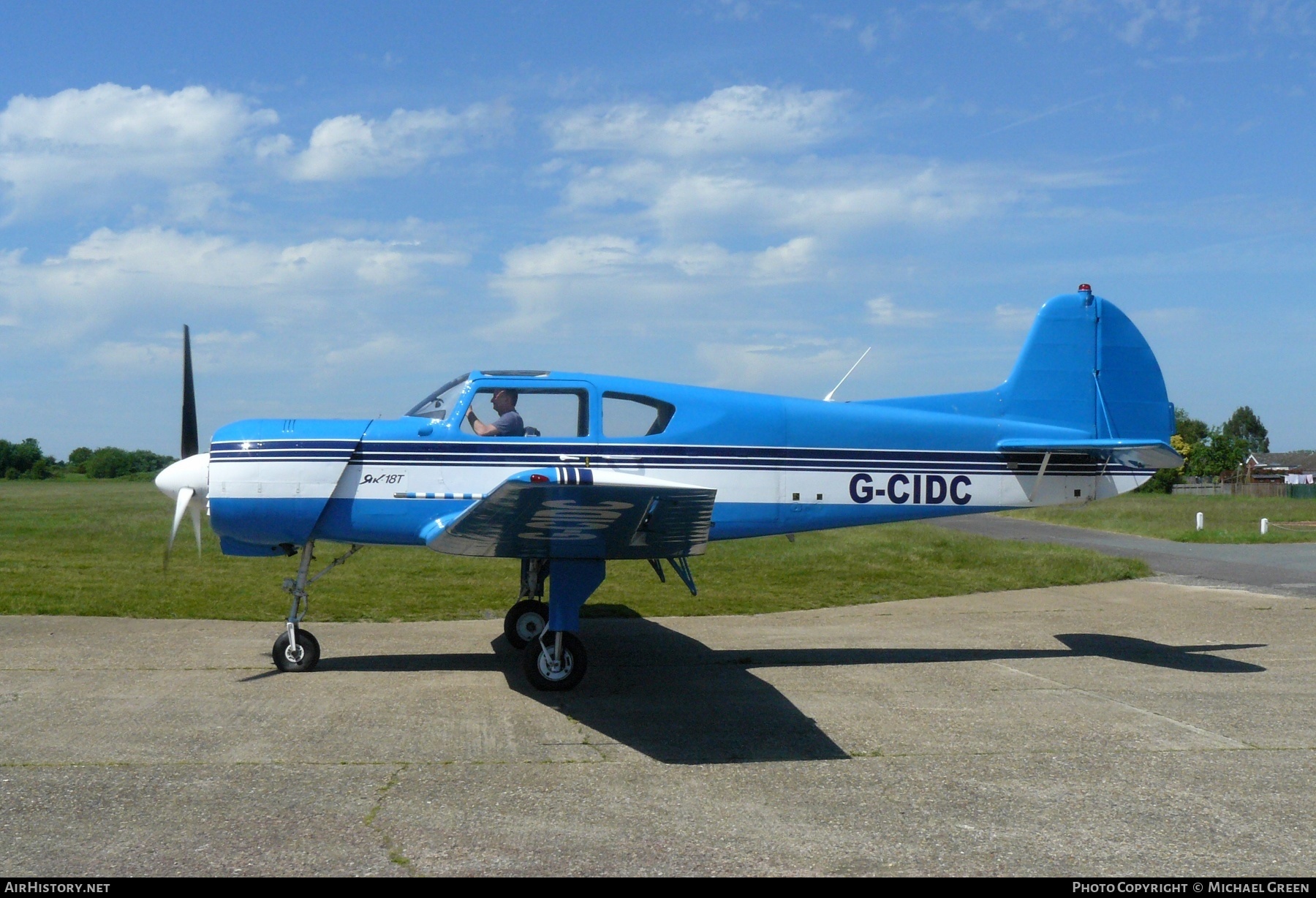 Aircraft Photo of G-CIDC | Yakovlev Yak-18T | AirHistory.net #412288