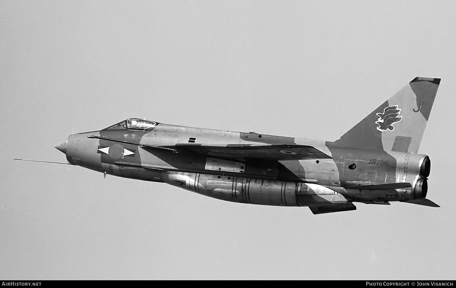 Aircraft Photo of XR756 | English Electric Lightning F6 | UK - Air Force | AirHistory.net #412314