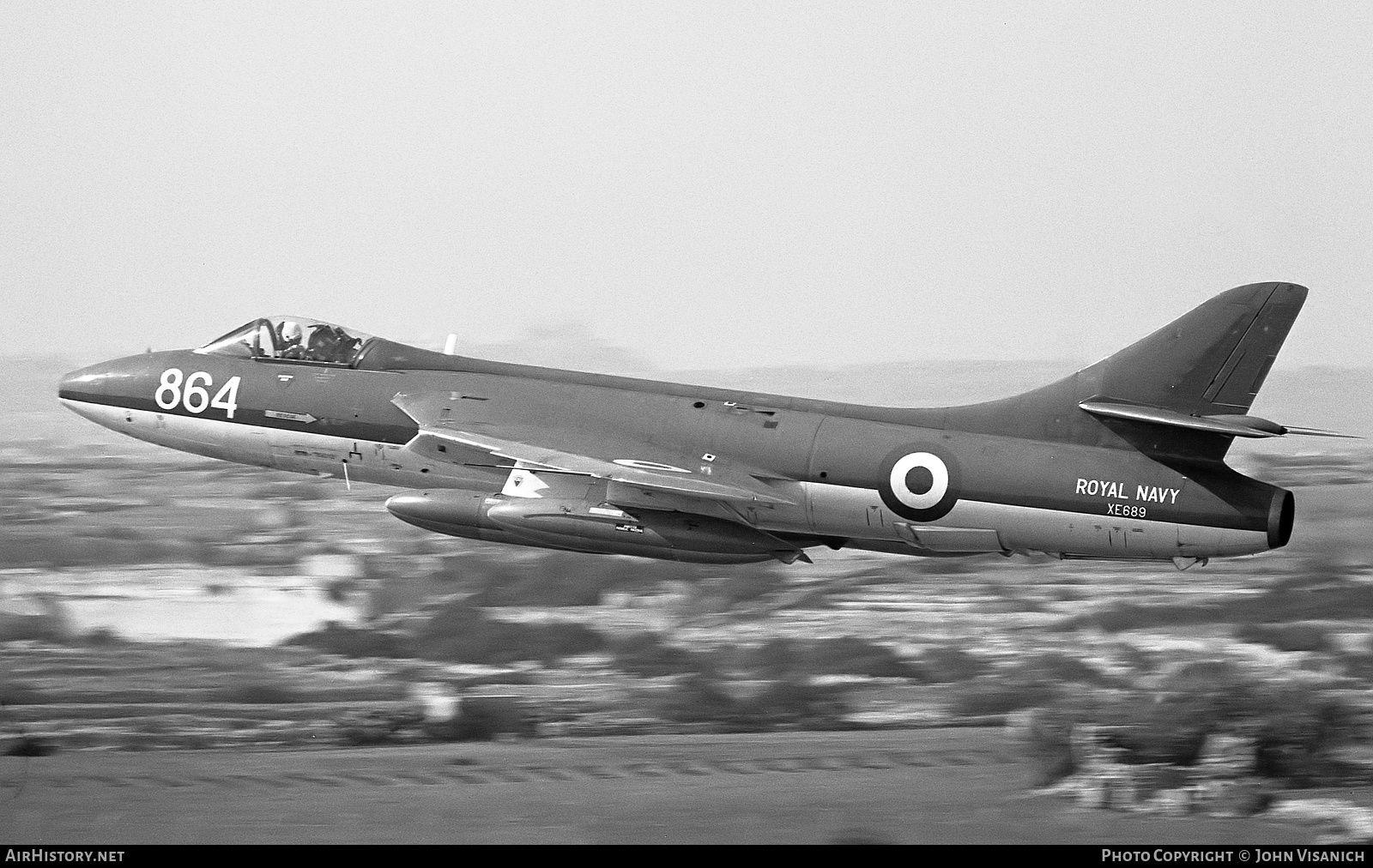 Aircraft Photo of XE689 | Hawker Hunter GA11 | UK - Navy | AirHistory.net #412315