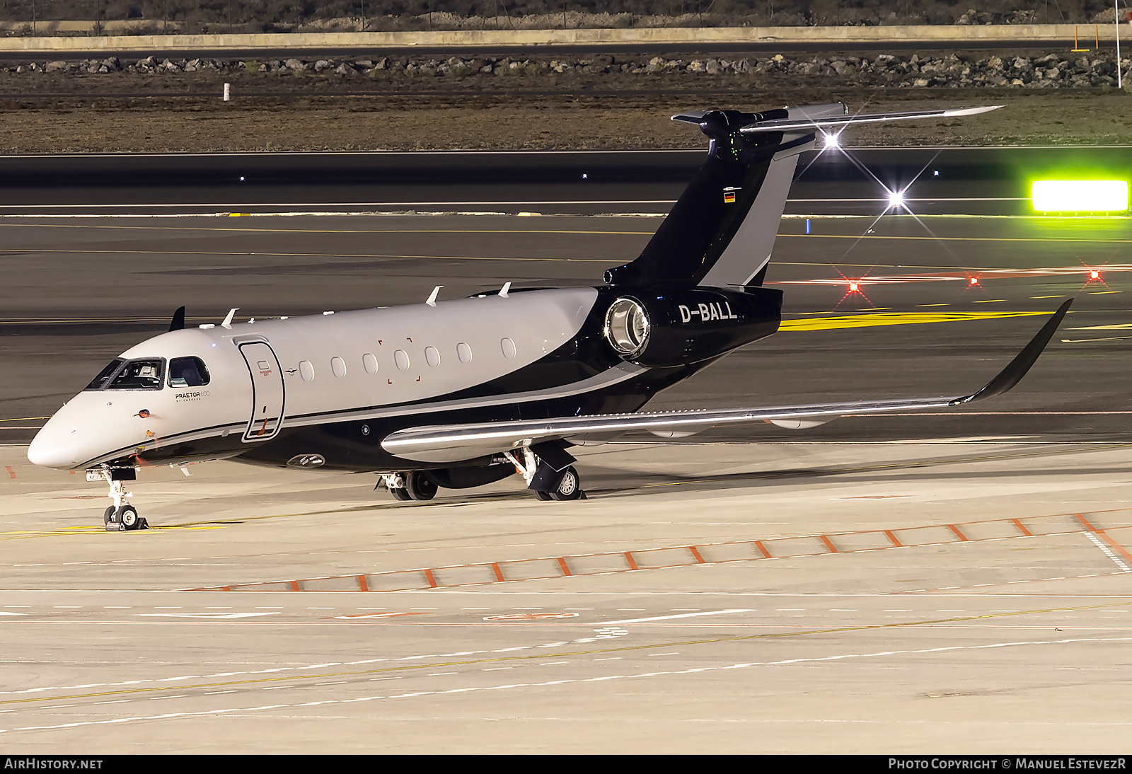 Aircraft Photo of D-BALL | Embraer EMB-550 Praetor 600 | AirHistory.net #412317