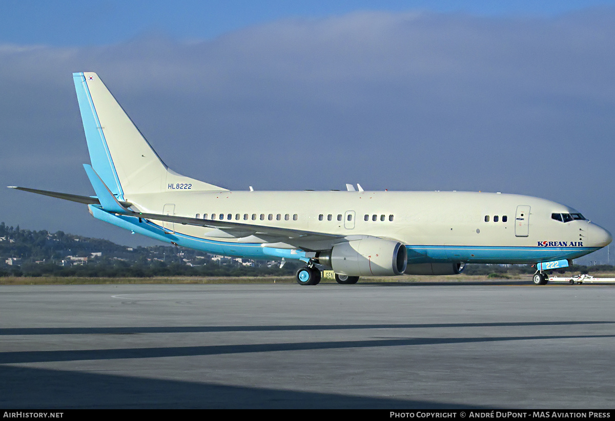 Aircraft Photo of HL8222 | Boeing 737-7B5 BBJ | Korean Air | AirHistory.net #412325