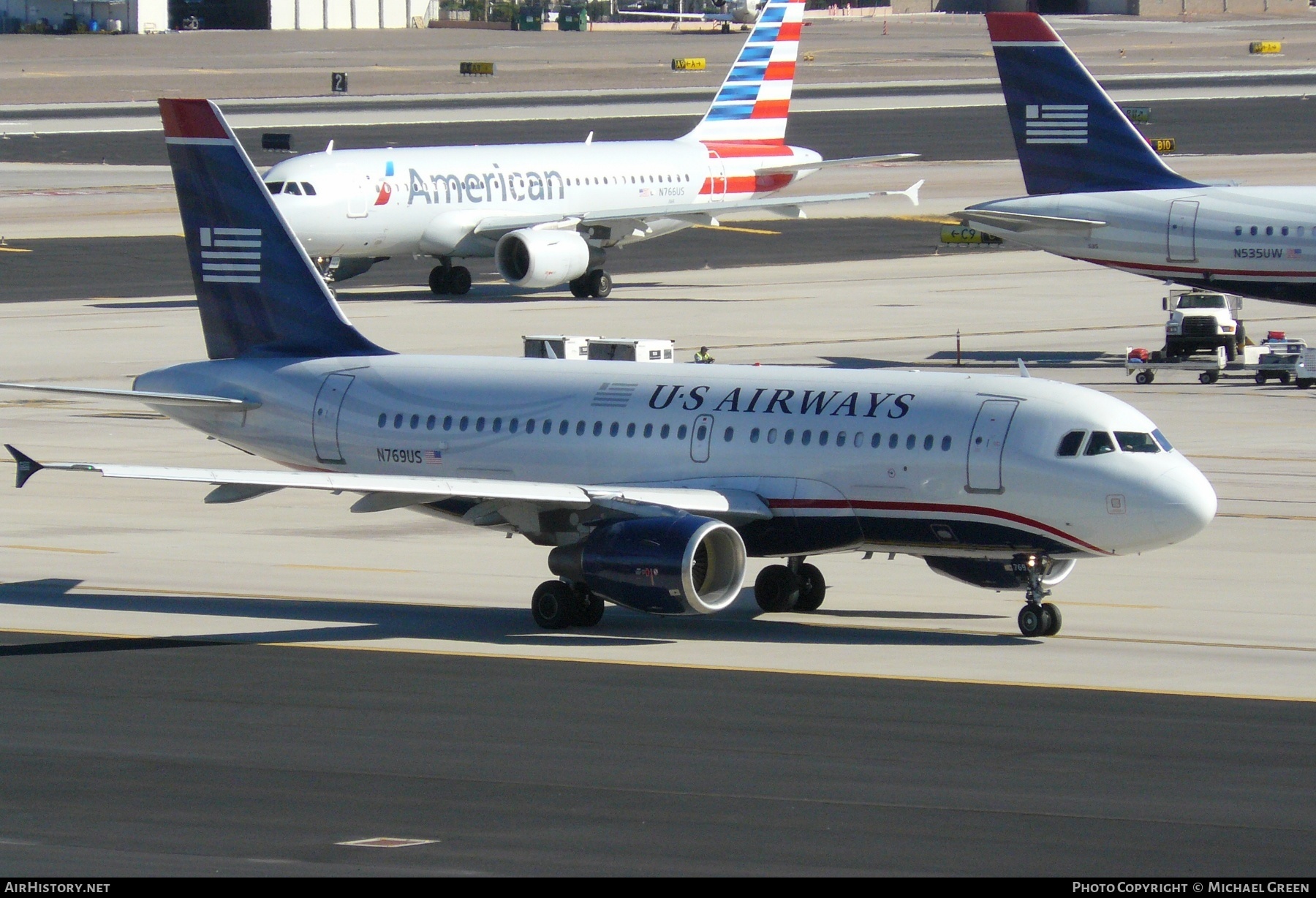 Aircraft Photo of N769US | Airbus A319-112 | US Airways | AirHistory.net #412331