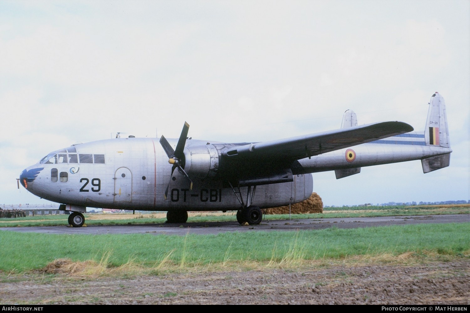 Aircraft Photo of CP-29 / 52-6047 | Fairchild C-119G Flying Boxcar | Belgium - Air Force | AirHistory.net #412336