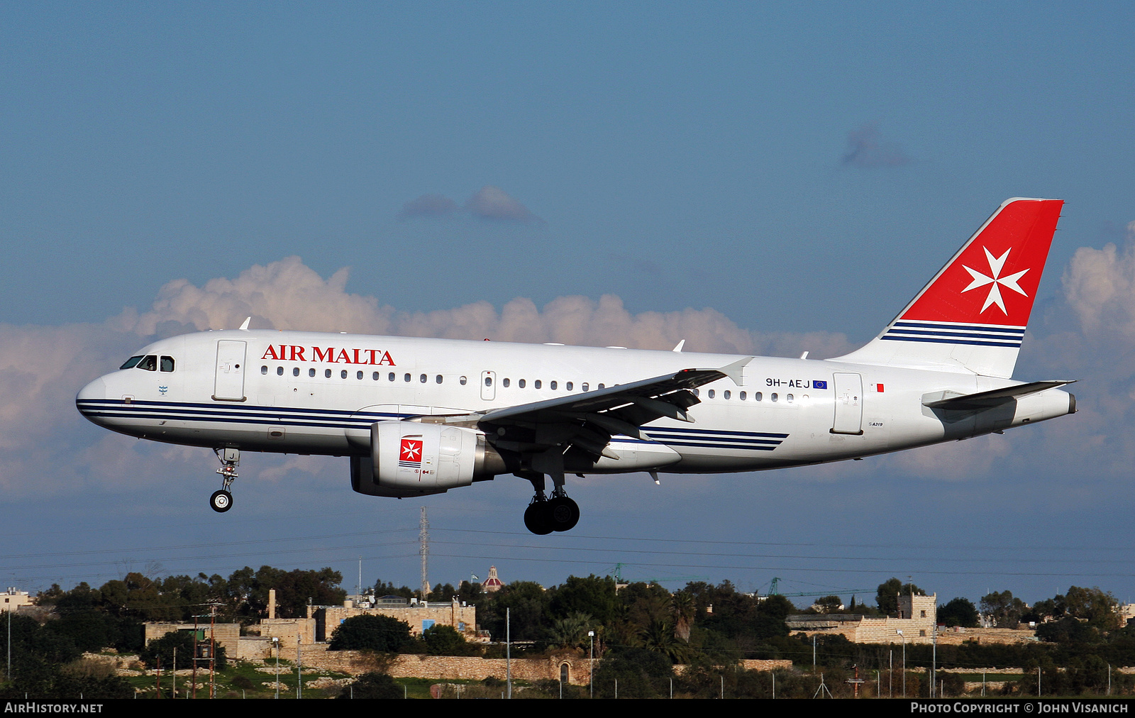 Aircraft Photo of 9H-AEJ | Airbus A319-112 | Air Malta | AirHistory.net #412361