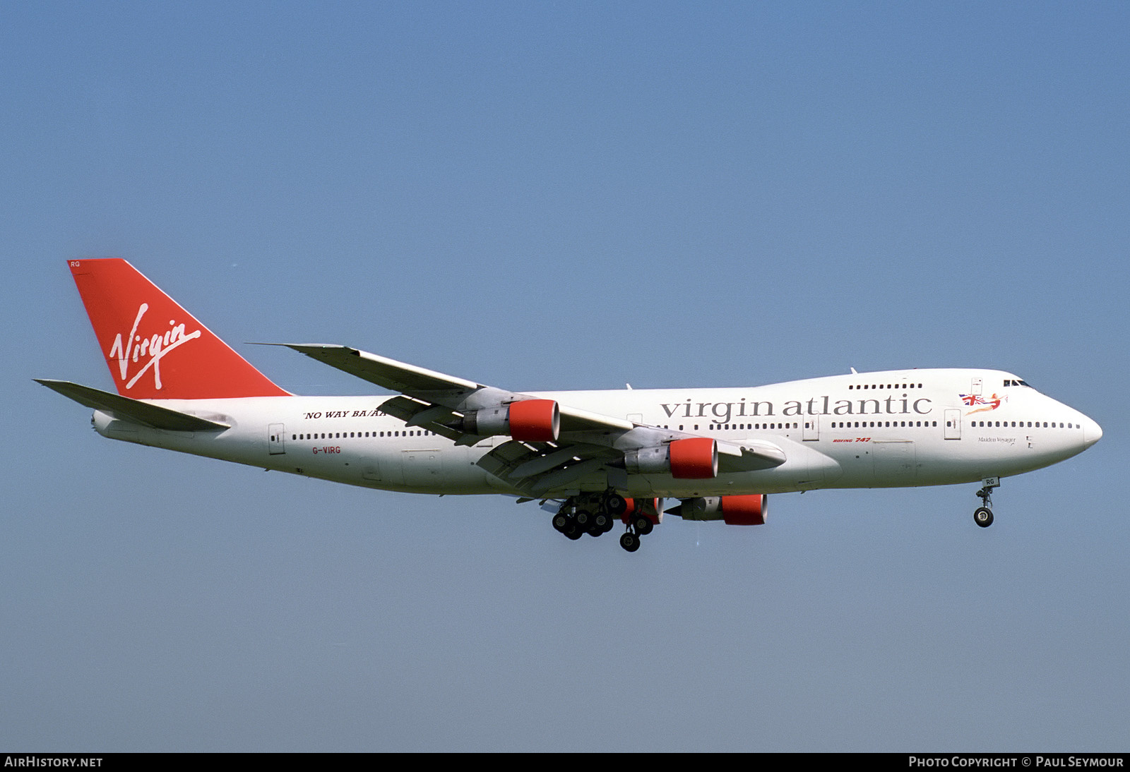 Aircraft Photo of G-VIRG | Boeing 747-287B | Virgin Atlantic Airways | AirHistory.net #412387