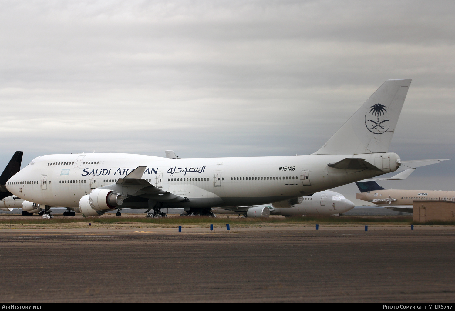 Aircraft Photo of N151AS | Boeing 747-446 | Saudi Arabian Airlines | AirHistory.net #412388