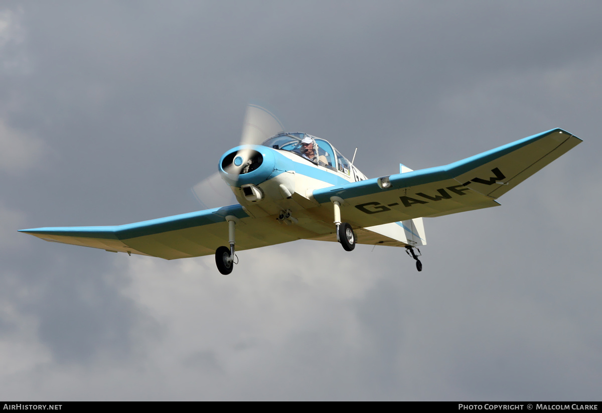 Aircraft Photo of G-AWFW | SAN Jodel D-117 | AirHistory.net #412395