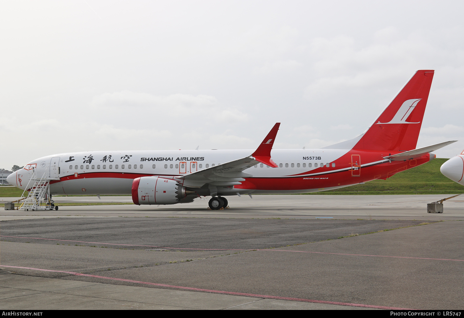Aircraft Photo of N5573B | Boeing 737-8 Max 8 | Shanghai Airlines | AirHistory.net #412408
