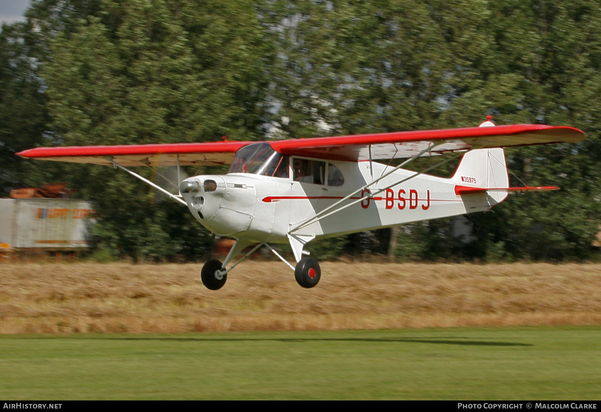 Aircraft Photo of G-BSDJ | Piper J-4E Cub Coupe | AirHistory.net #412412