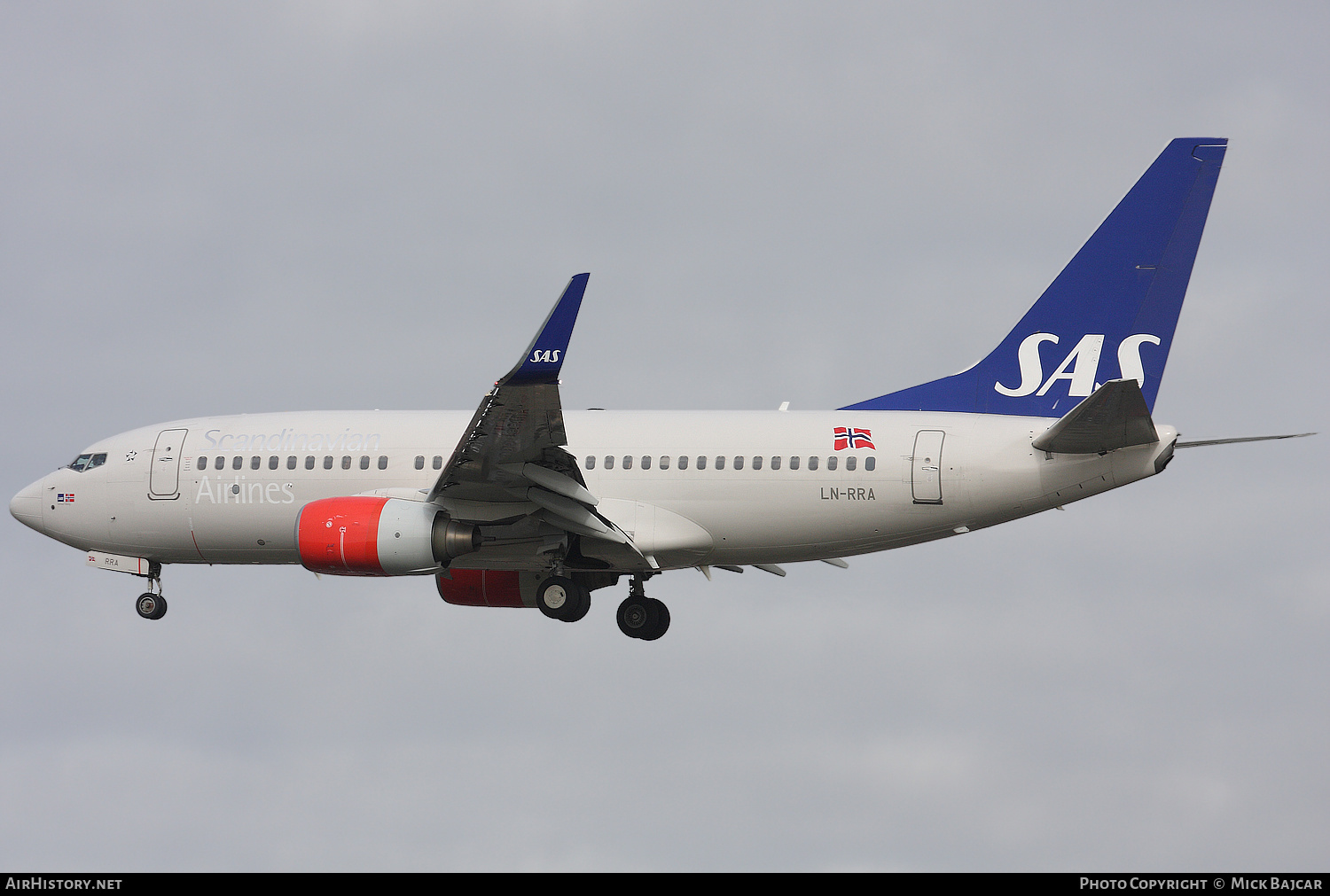 Aircraft Photo of LN-RRA | Boeing 737-783 | Scandinavian Airlines - SAS | AirHistory.net #412449