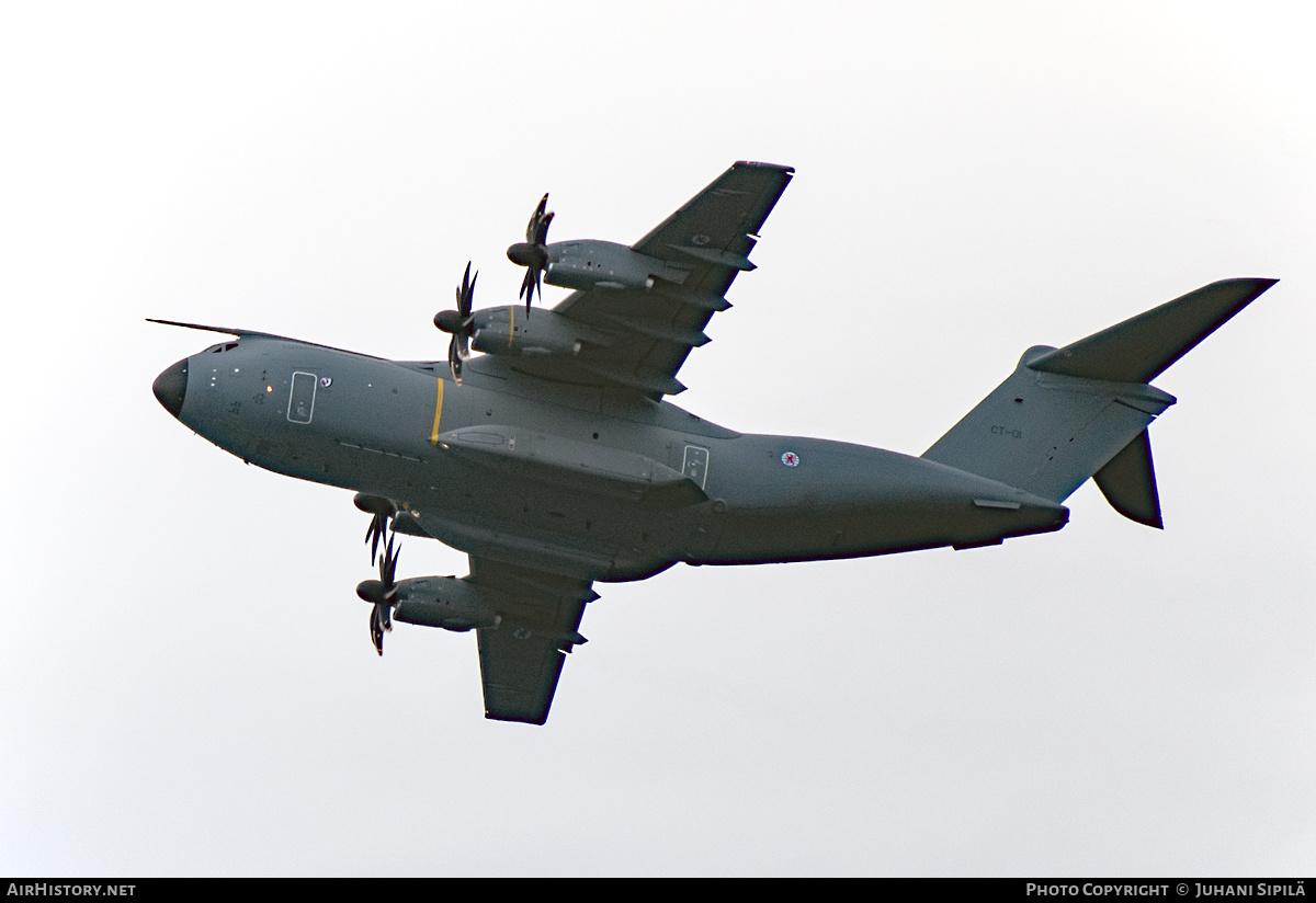 Aircraft Photo of CT-01 | Airbus A400M Atlas | Luxembourg - Air Force | AirHistory.net #412457