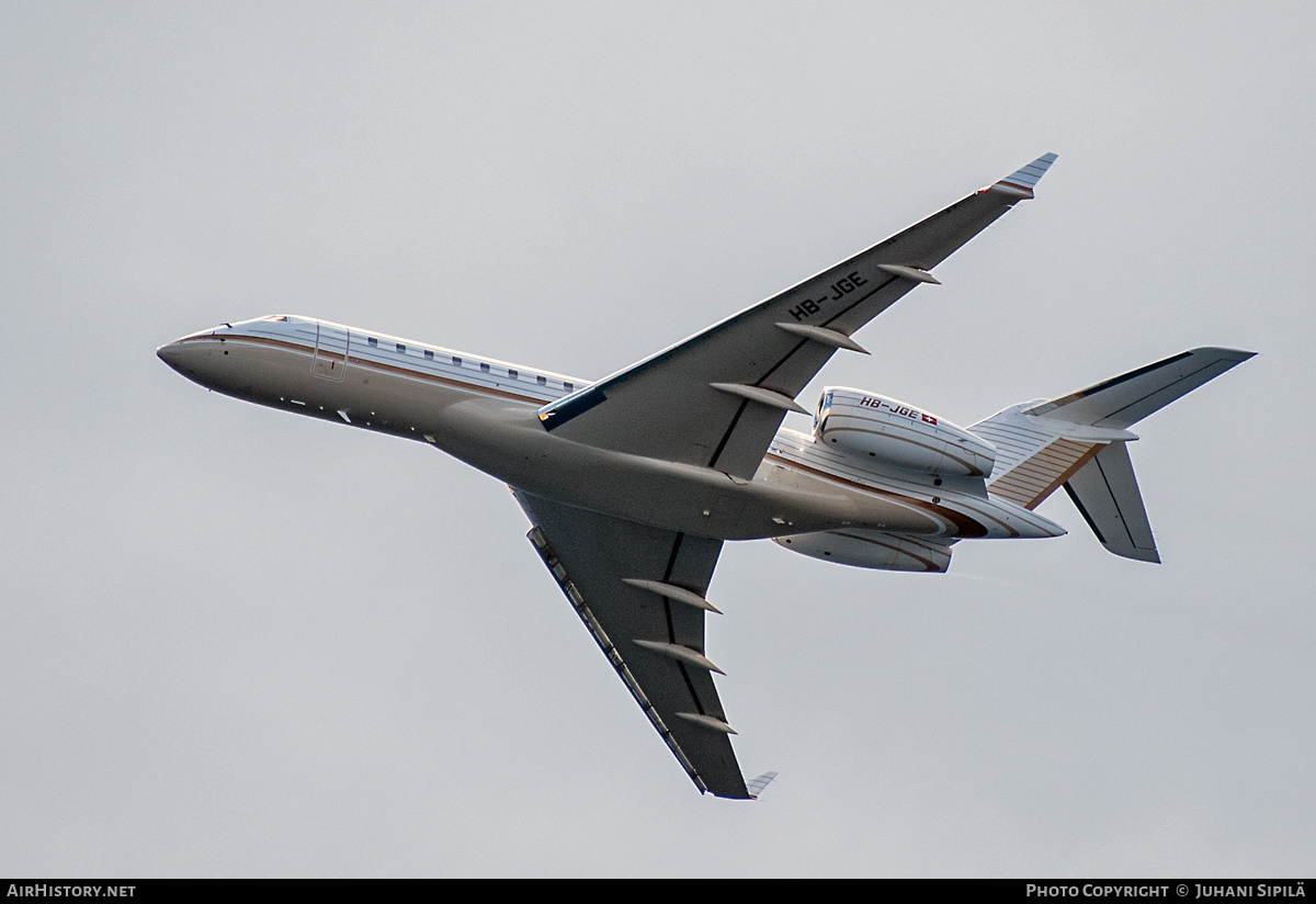 Aircraft Photo of HB-JGE | Bombardier Global Express XRS (BD-700-1A10) | AirHistory.net #412463